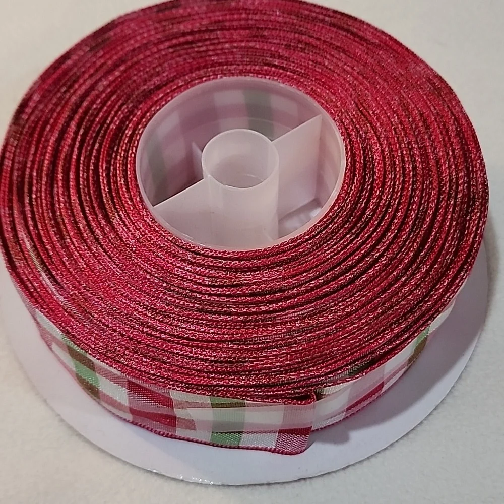 3 Rolls Kirkland Wire-edged Ribbon, 1-1/2